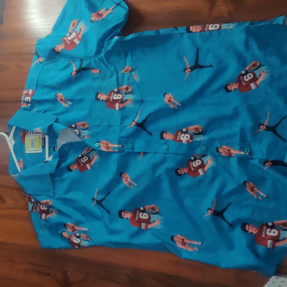 Rsvlts saved by the Bell button-up shirt large